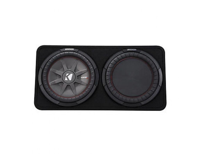 Kicker Audio 8 Inch CompRT Thin Subwoofer Enclosure 600w